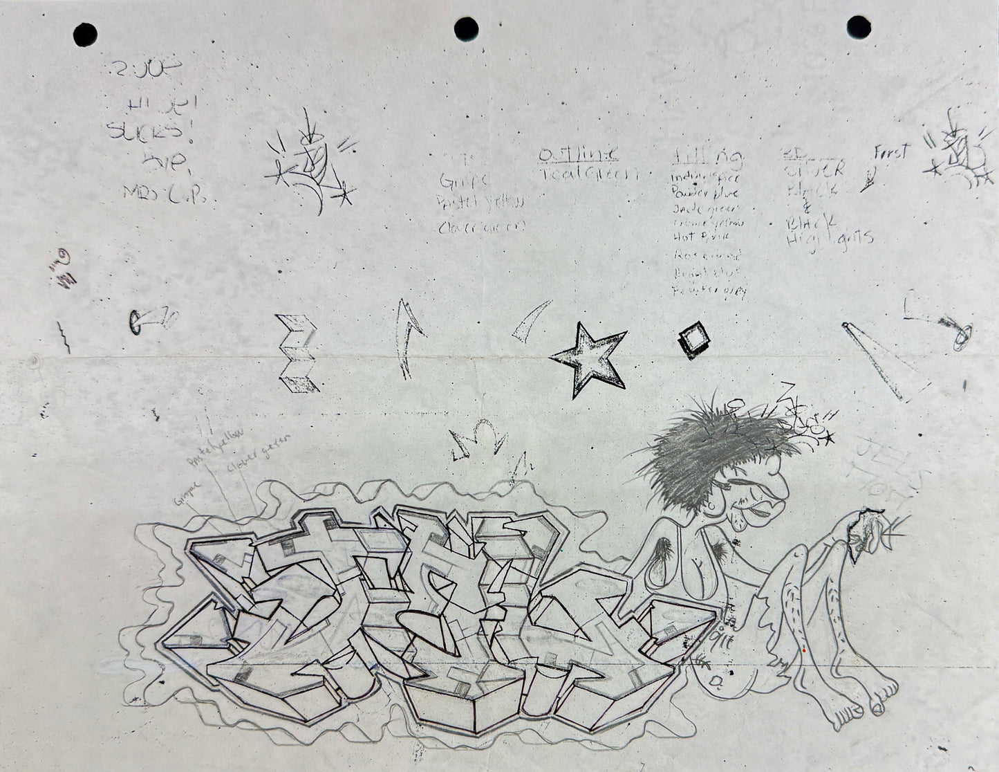 Canal Piece sketch